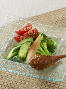 夏サラダ牡蠣味噌ﾃﾞｨｯﾌﾟ