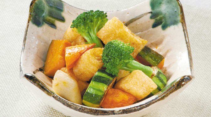 ぱりぱりアゲと野菜の炒め物