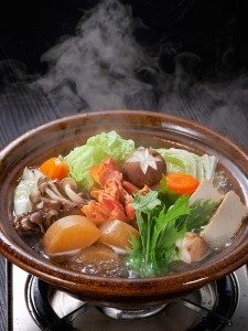 冬野菜ときのこの彩り鍋